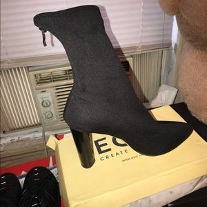 Black boot booties